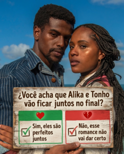 Leia mais sobre o artigo Alika e Tonho vão ficar juntos no final de A Nobreza do Amor? Esse romance está dividindo o público
