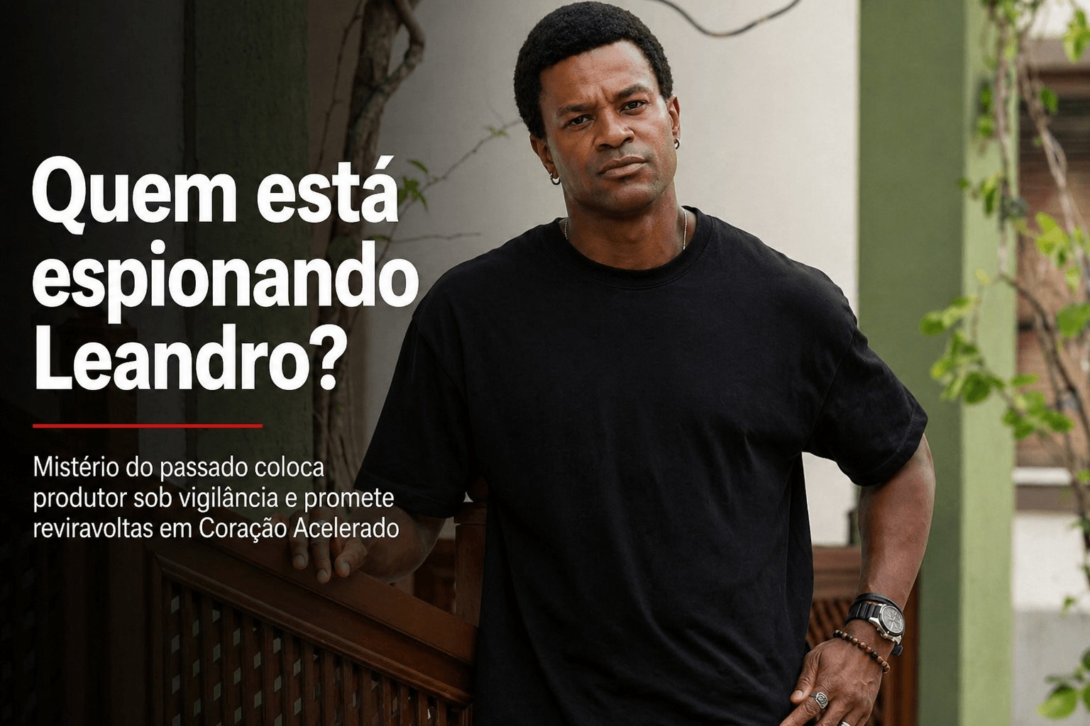 Leia mais sobre o artigo Quem é o espião que persegue Leandro em Coração Acelerado? Mistério do passado pode mudar tudo