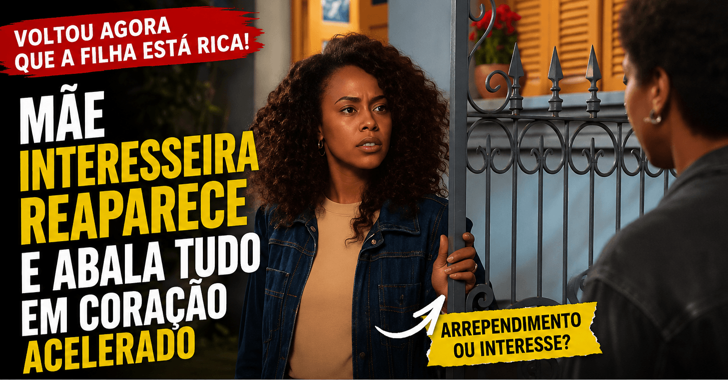 Leia mais sobre o artigo Mãe reaparece após filha ficar rica e vira ameaça em Coração Acelerado