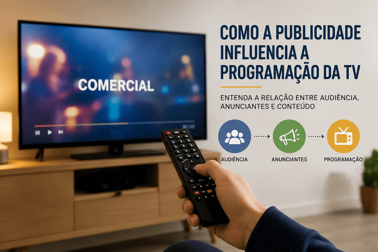 Leia mais sobre o artigo Como a publicidade influencia a programação da TV: entenda a relação entre audiência, anunciantes e conteúdo